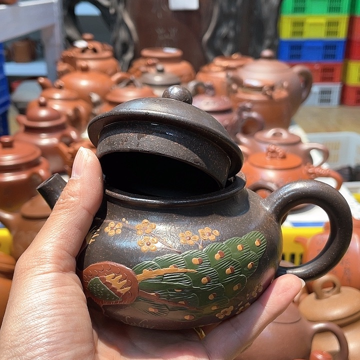 紫砂茶壶一**久宜兴紫砂壶