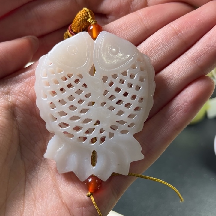 和田玉挂件未镶嵌提****5