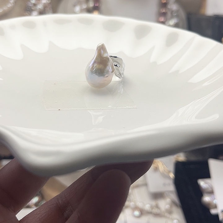 淡水珍珠未镶嵌戒指【纯恬】