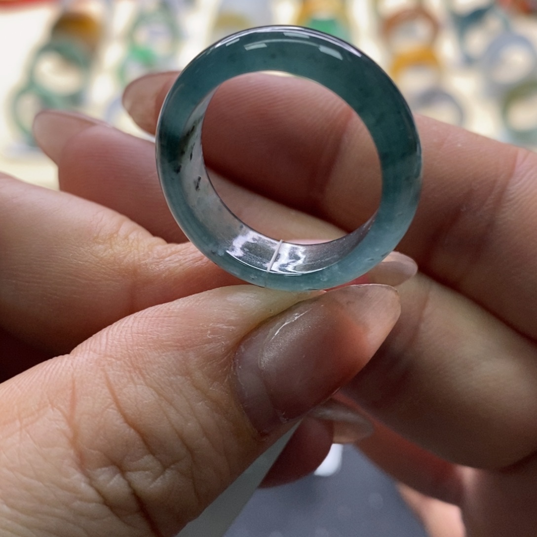 翡翠戒指未镶嵌翡翠戒指21