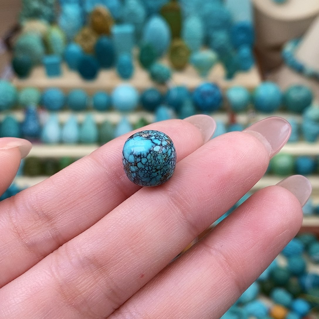 绿松石珠宝奇石未镶嵌