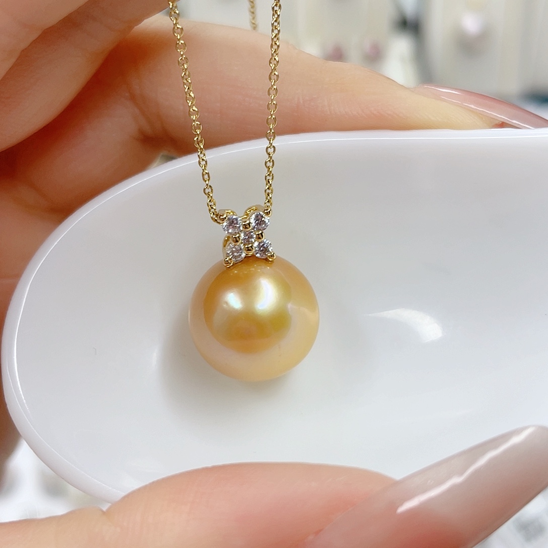 淡水珍珠合金吊坠(赠链)