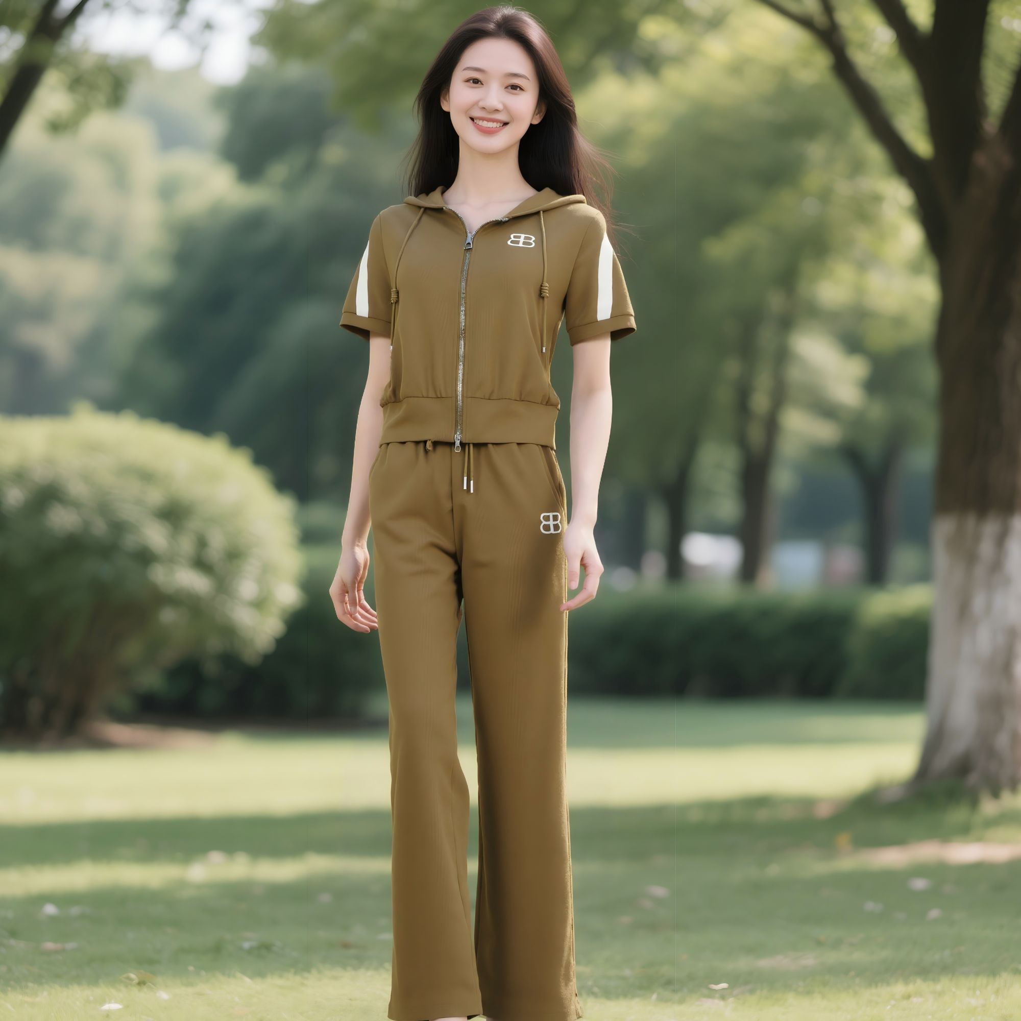 W636休闲运动套装休闲夏装显瘦韩版洋气气质