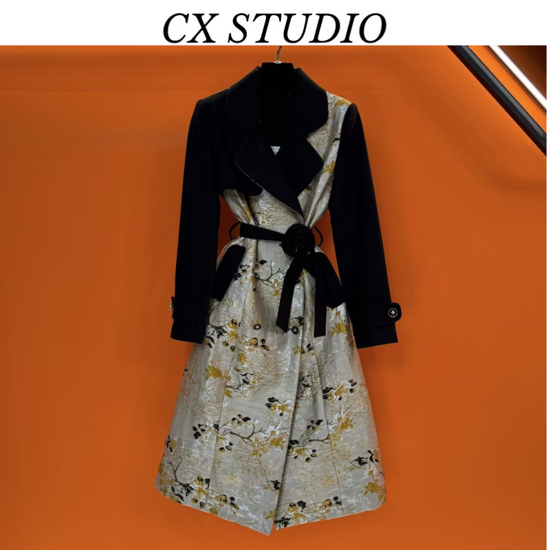 YC编码17 经典收腰轻奢时尚连衣裙（定制女装）CX212