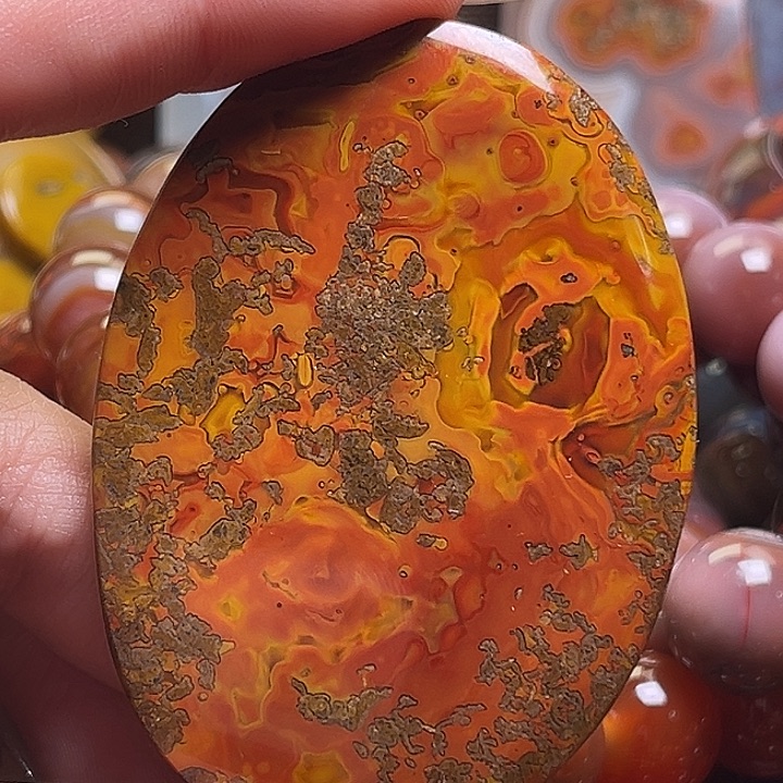 玛瑙/玉髓未镶嵌吊坠