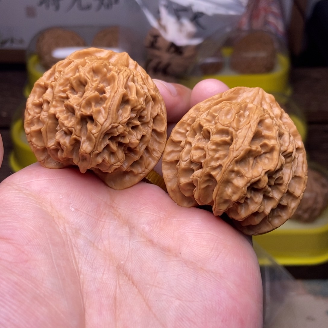 文玩核桃吊坠全品43尺苹果园原装老树无药一代打底