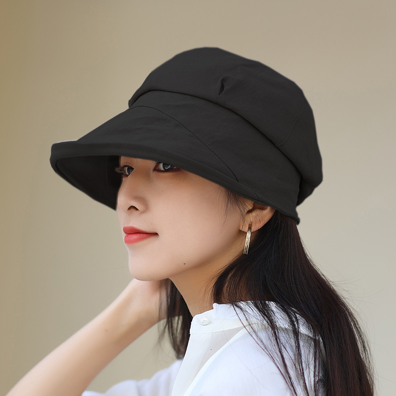 2700贝雷帽女八角日系薄款春夏棉麻韩版画家遮阳鸭舌帽女遮阳帽
