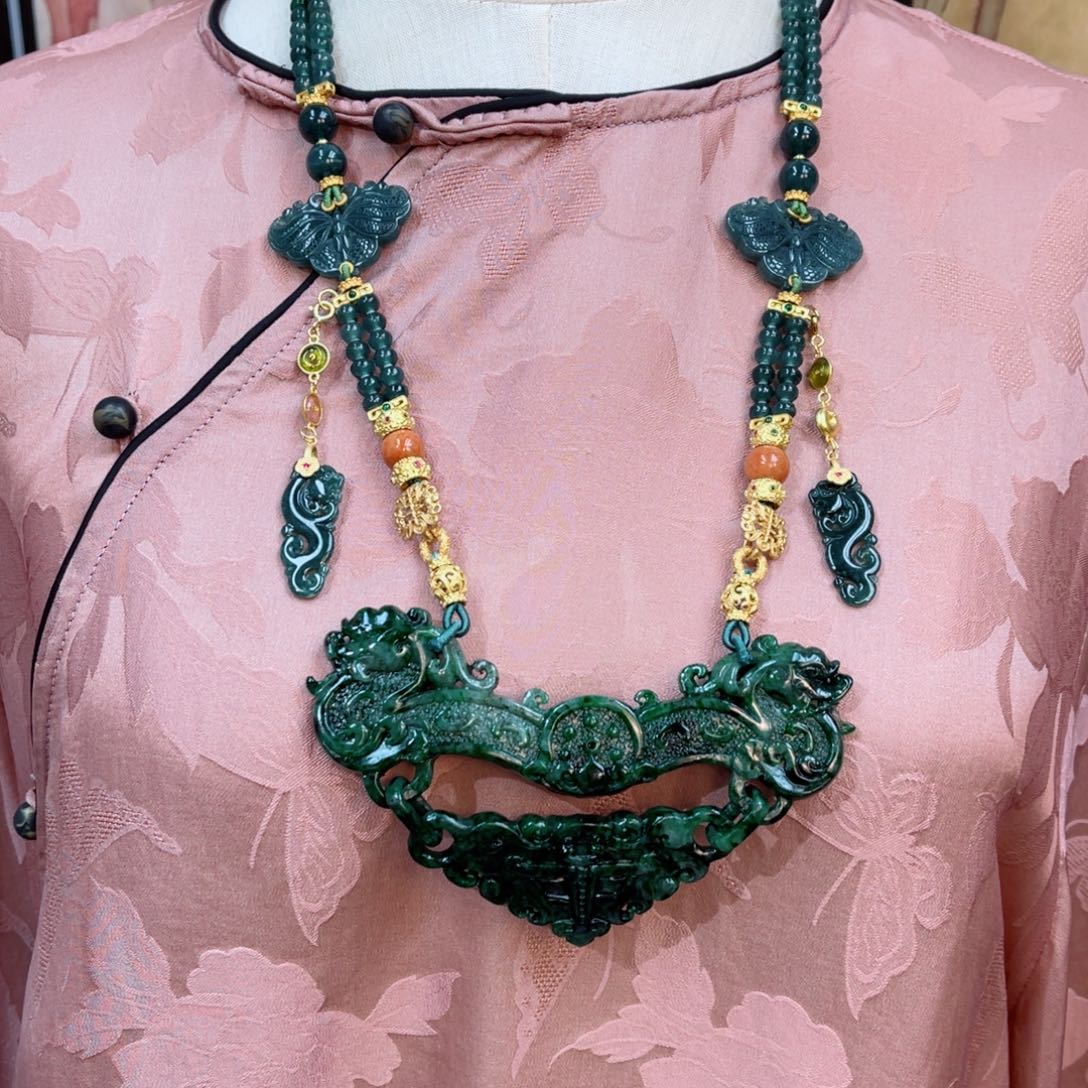 翡翠颈饰合金48小时鉴赏期