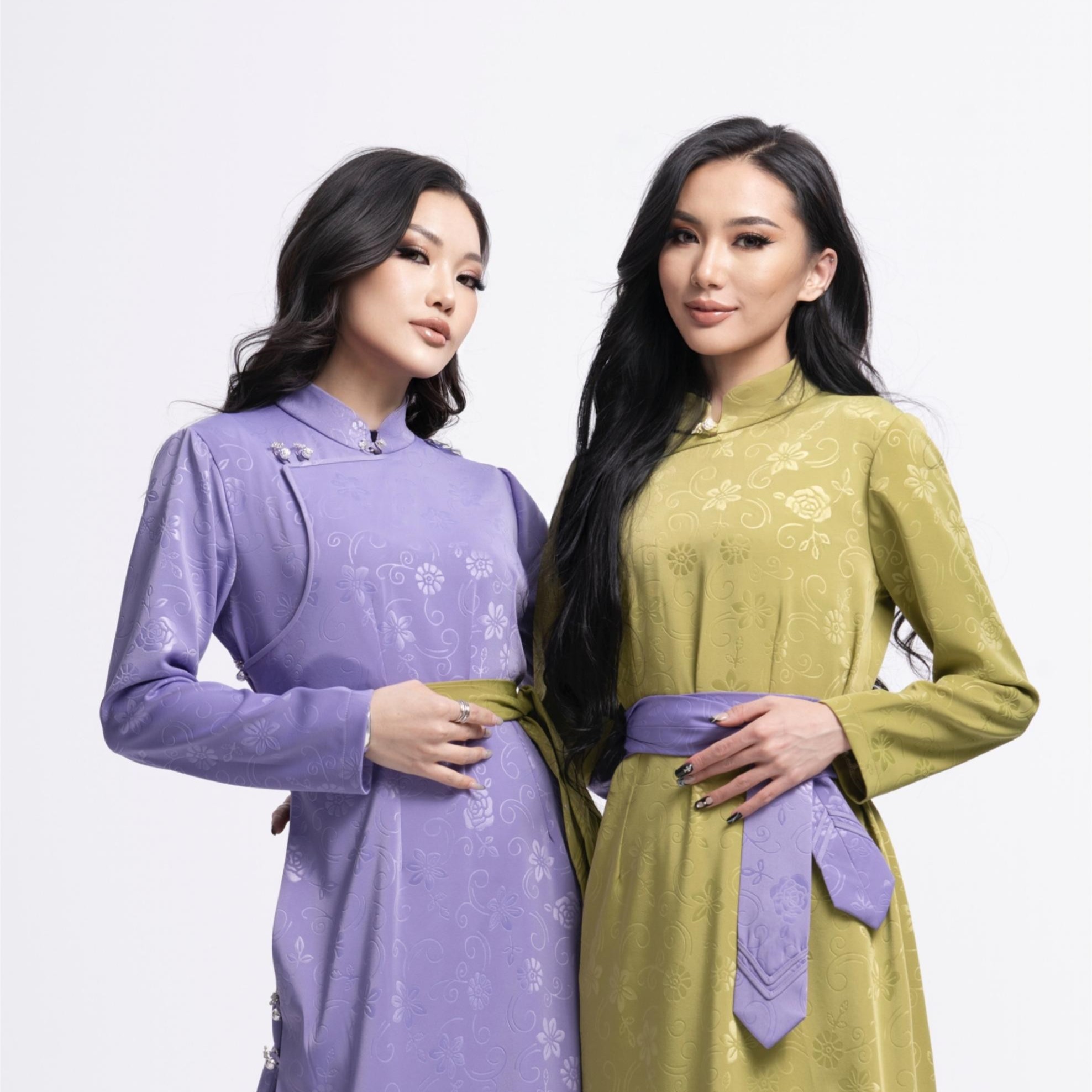 【黛尔玛精品服饰1】新款多色女款长袖民族风提花连衣裙X6008