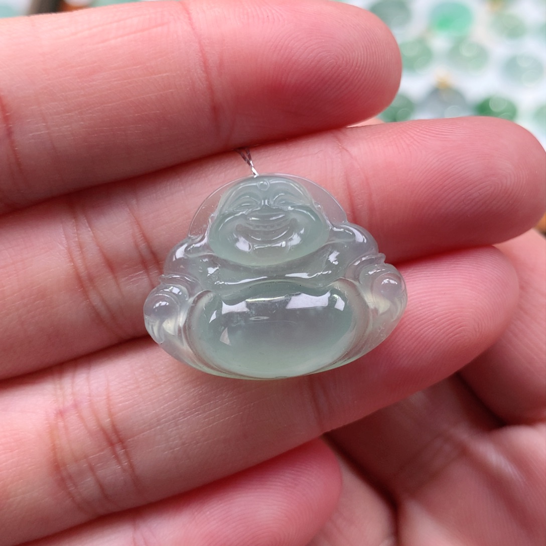 翡翠吊坠(不含链)未镶嵌佛公