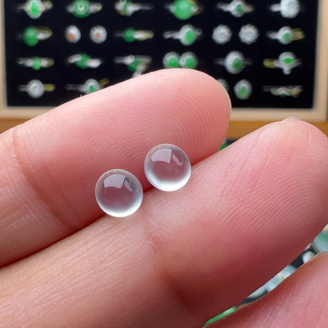 翡翠未镶嵌颈饰蛋4.8