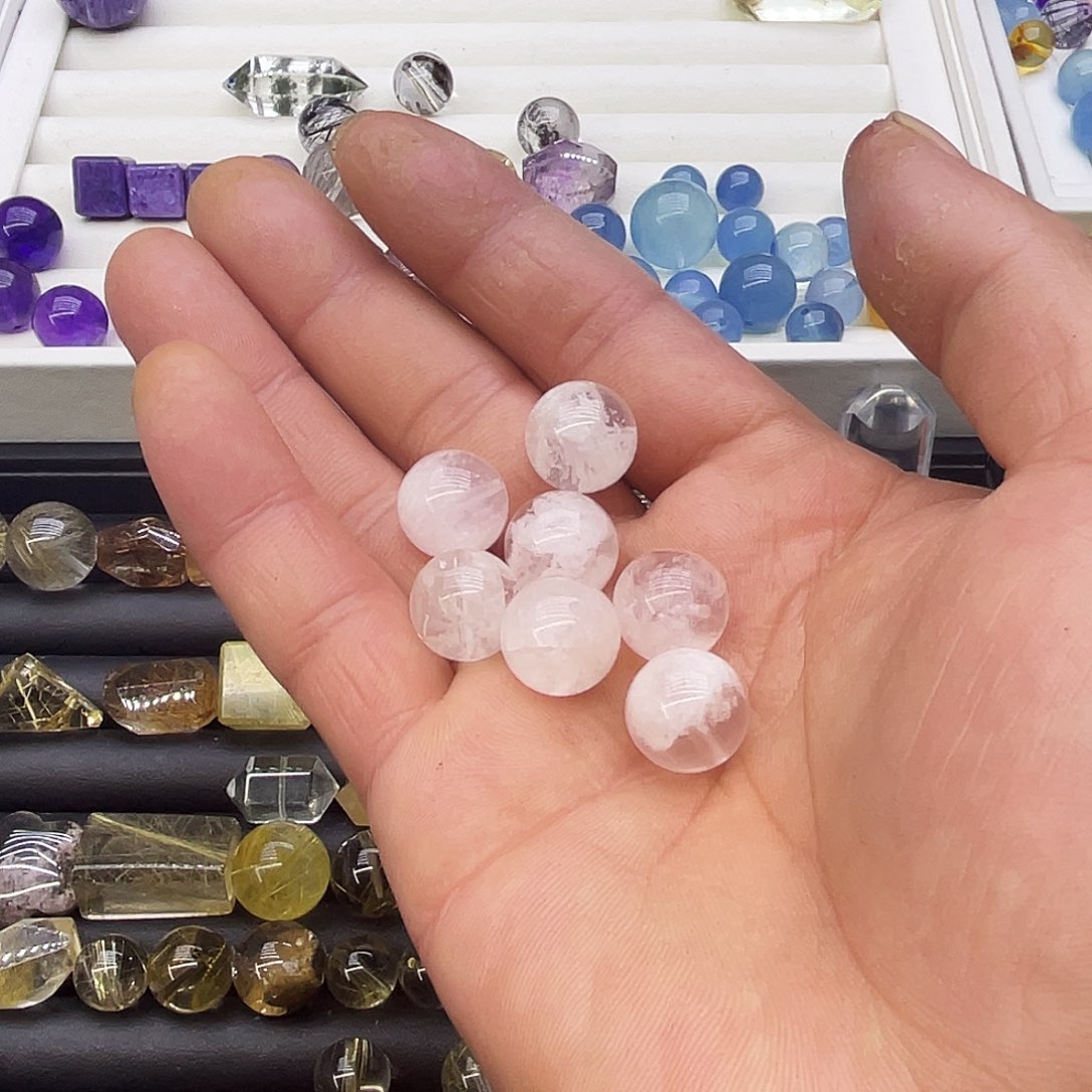 查罗石珠子合金白***。