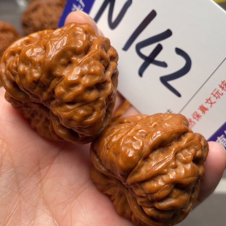 文玩核桃把件蛙蛙38尺