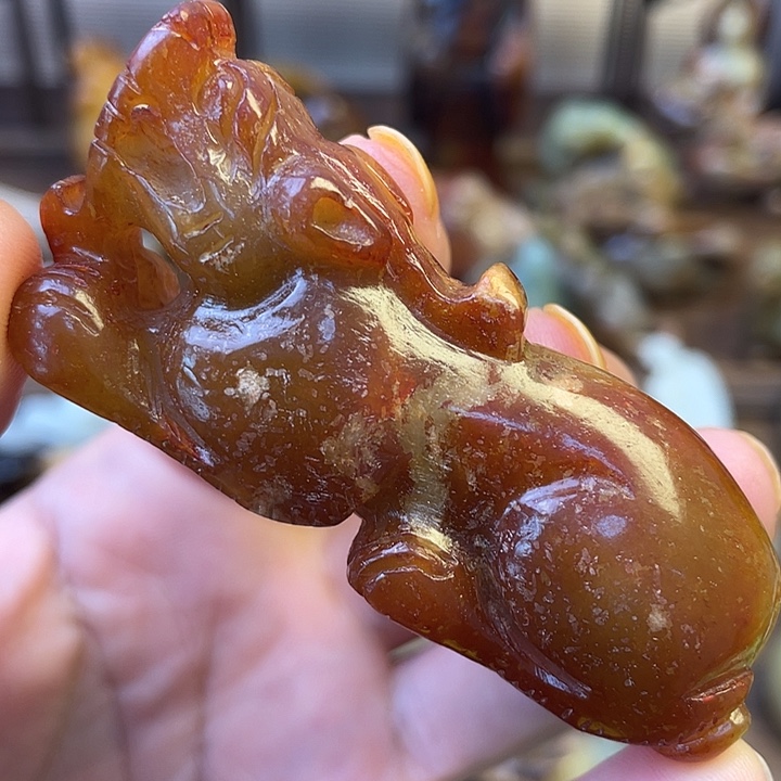 未镶嵌和田玉（糖玉）挂件