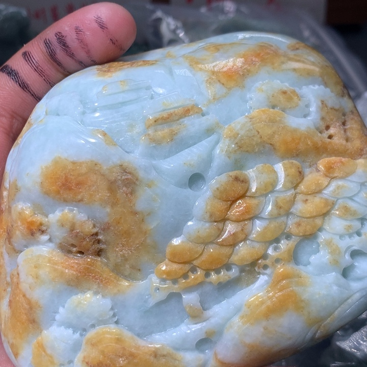 翡翠未镶嵌颈饰保真天然a货翡翠