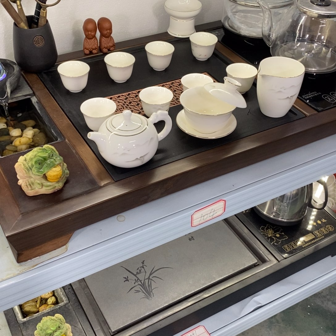 流水茶盘茶具套装家用