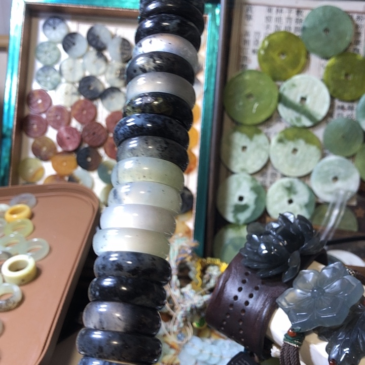 岫玉岫玉戒圈未镶嵌