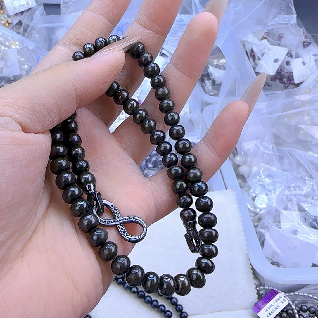 未镶嵌项链定制多样性发货发其一30淡水珍珠斐**界