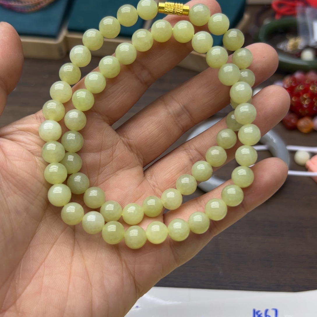 和田玉未镶嵌颈饰1805