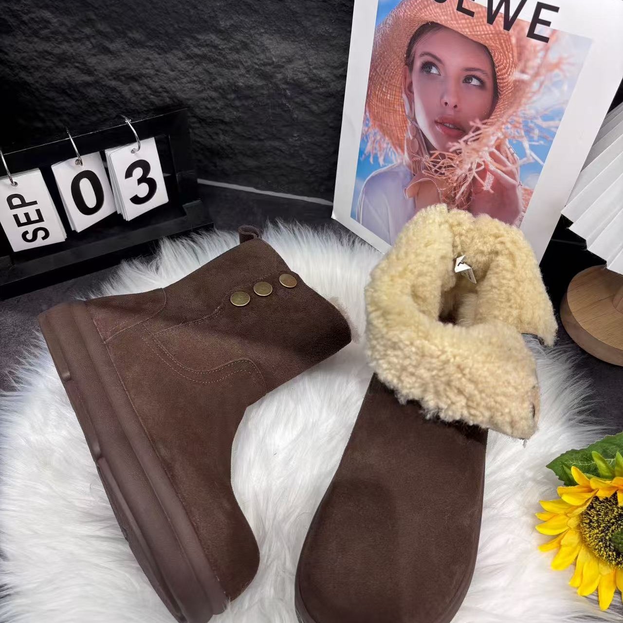 305-10玛莎玛索冬季新款休闲时尚雪地靴女靴