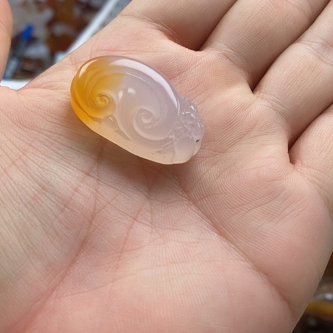 终***遇玛瑙/玉髓未镶嵌颈饰