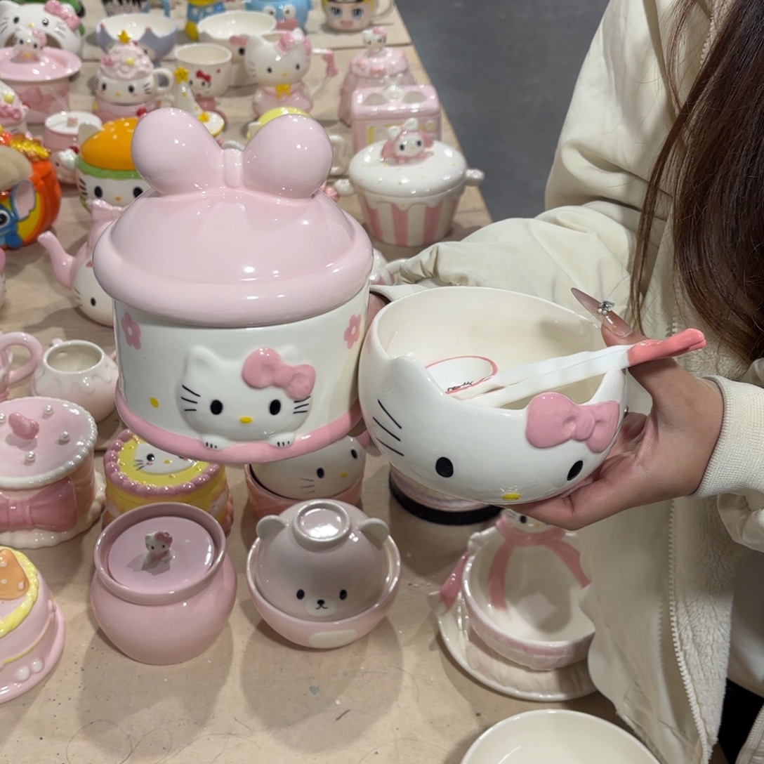 瓷片陶瓷摆件欢迎光临