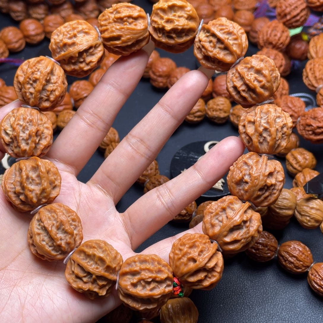 文玩核桃手串龙脊纹111