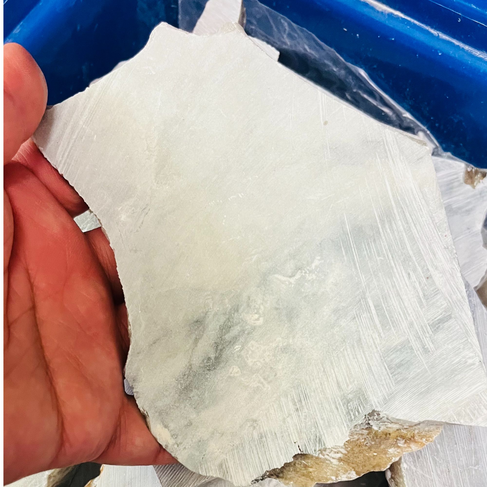  长白石边角片片，练习边款 5斤 