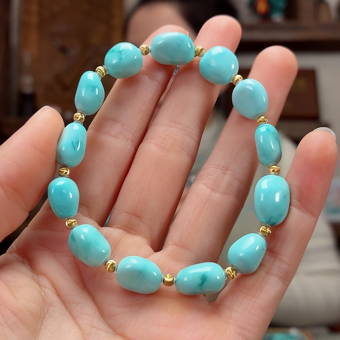 未镶嵌绿松石珠宝奇石