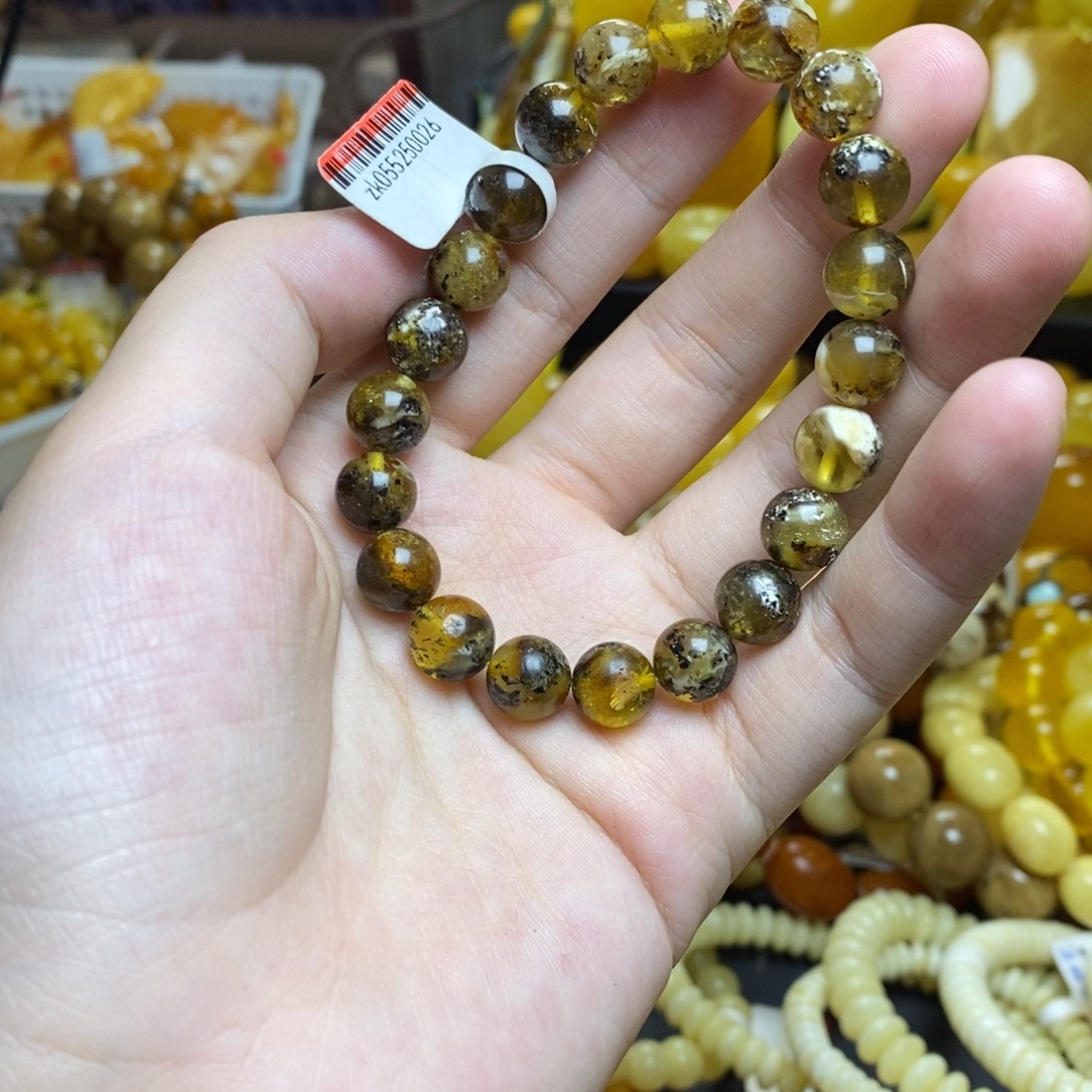 琥珀未镶嵌珠宝奇石
