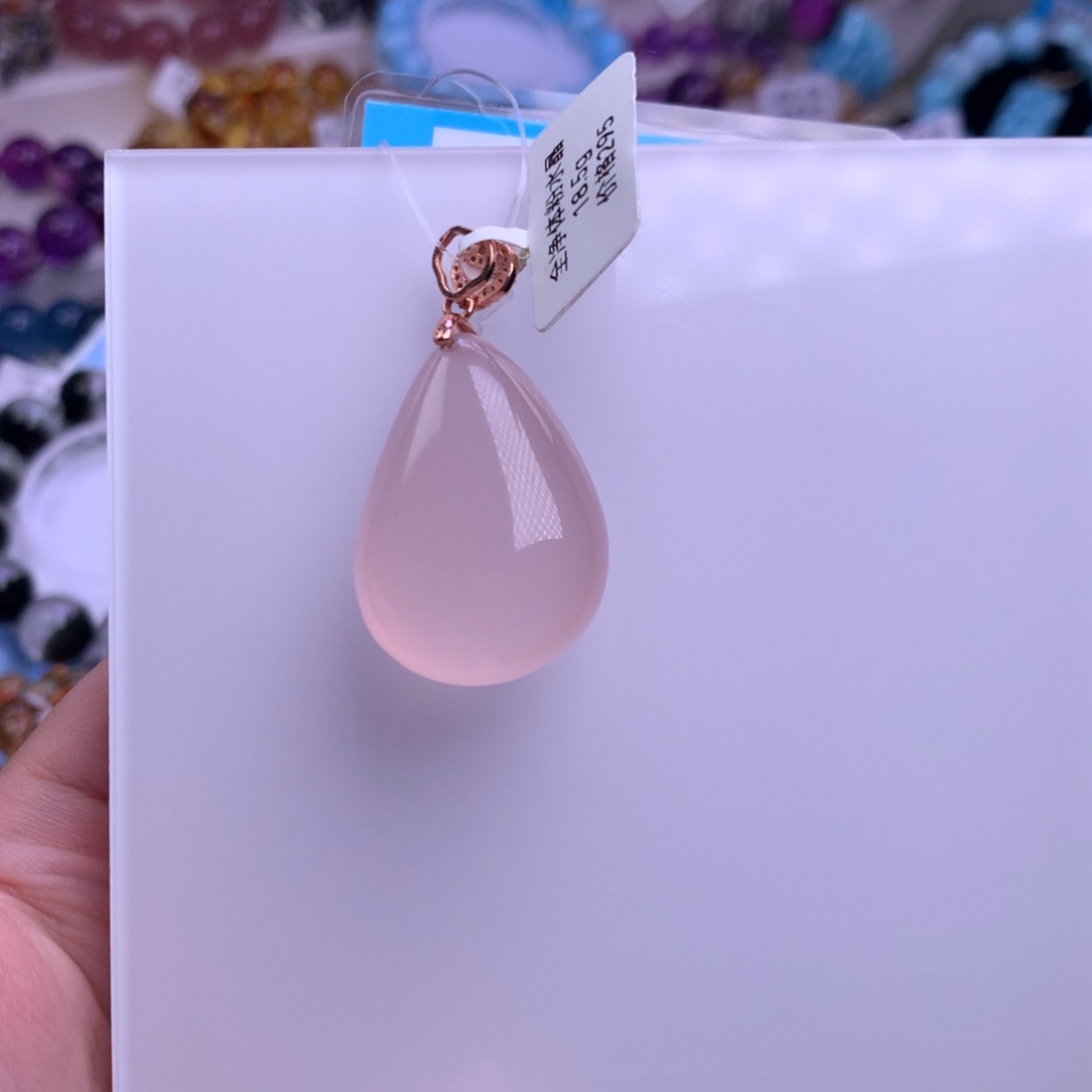 水晶颈饰未镶嵌吊坠