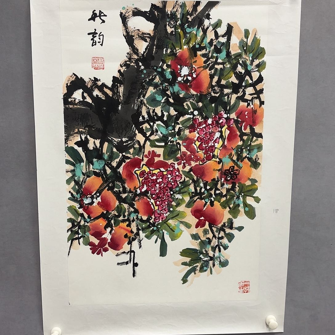 国画亲笔手绘原创