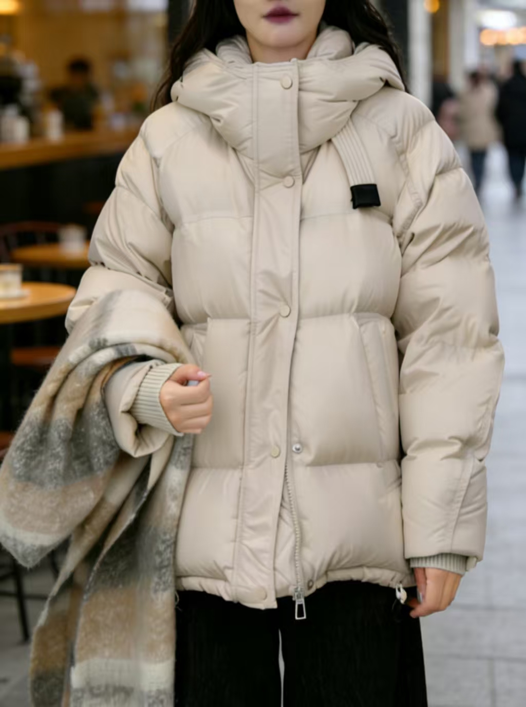 【专柜撤柜】鸭绒羽绒女士冬季经典时尚百搭新款保暖厚款加厚连帽