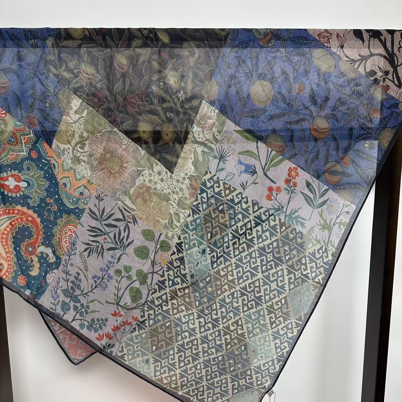 S002法式极简风文艺丝巾气质大方成人休闲风百搭