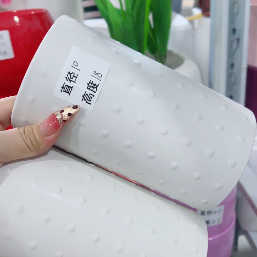 有孔，陶瓷花盆满10米包邮发货