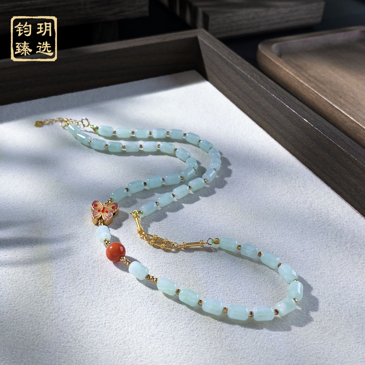 【古拙专属】【绝迹价】成愿系列 · 翠釉翡翠项链 | 多样性发一AA0077