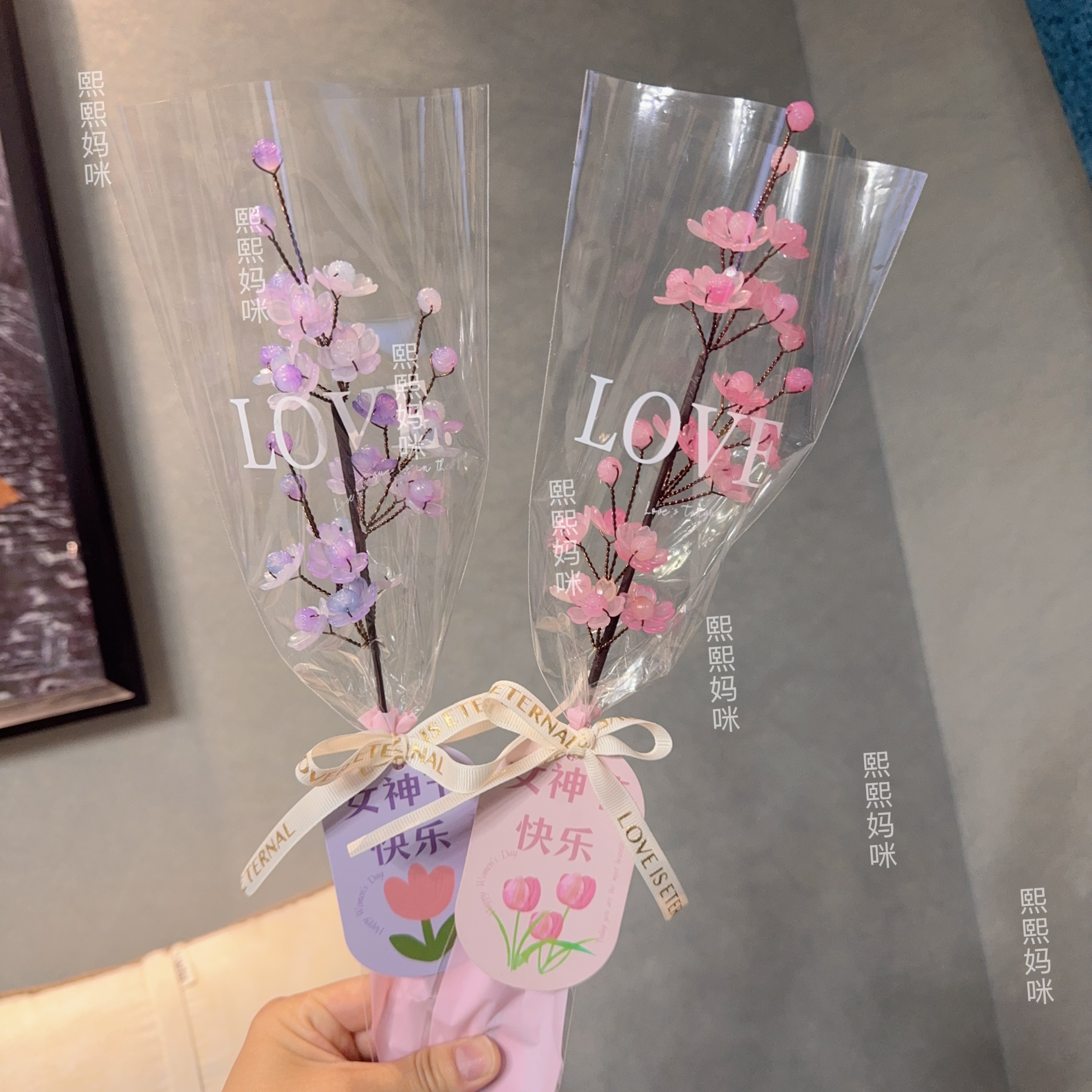 【班班精选】浪漫樱花花束【母亲节】首选材料包手工DIY材料包