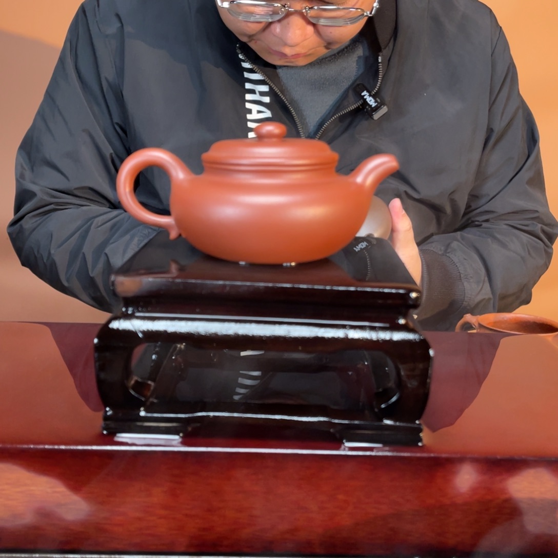 茶壶紫砂高端200cc红泥访古