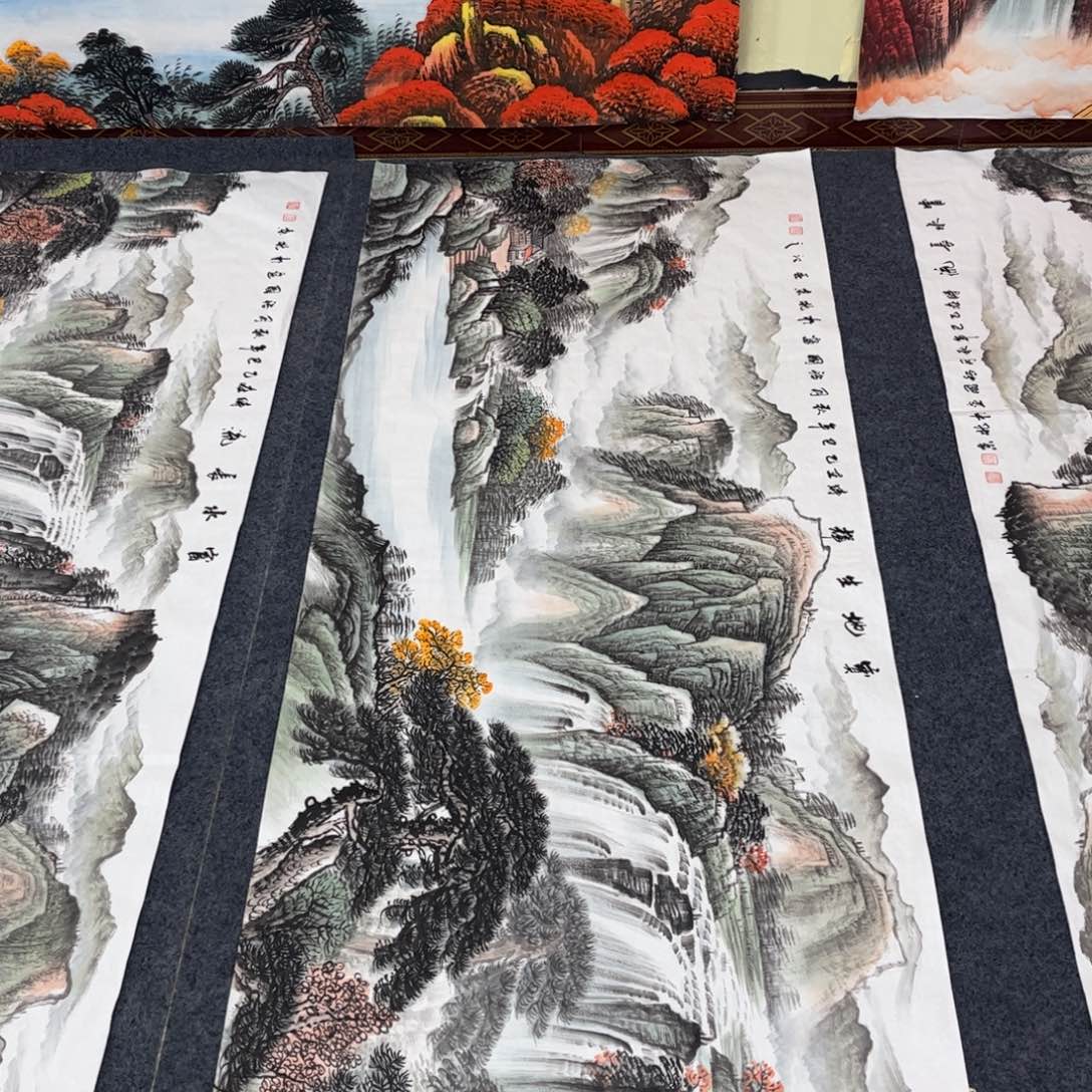 国画小六尺水墨丹青水墨