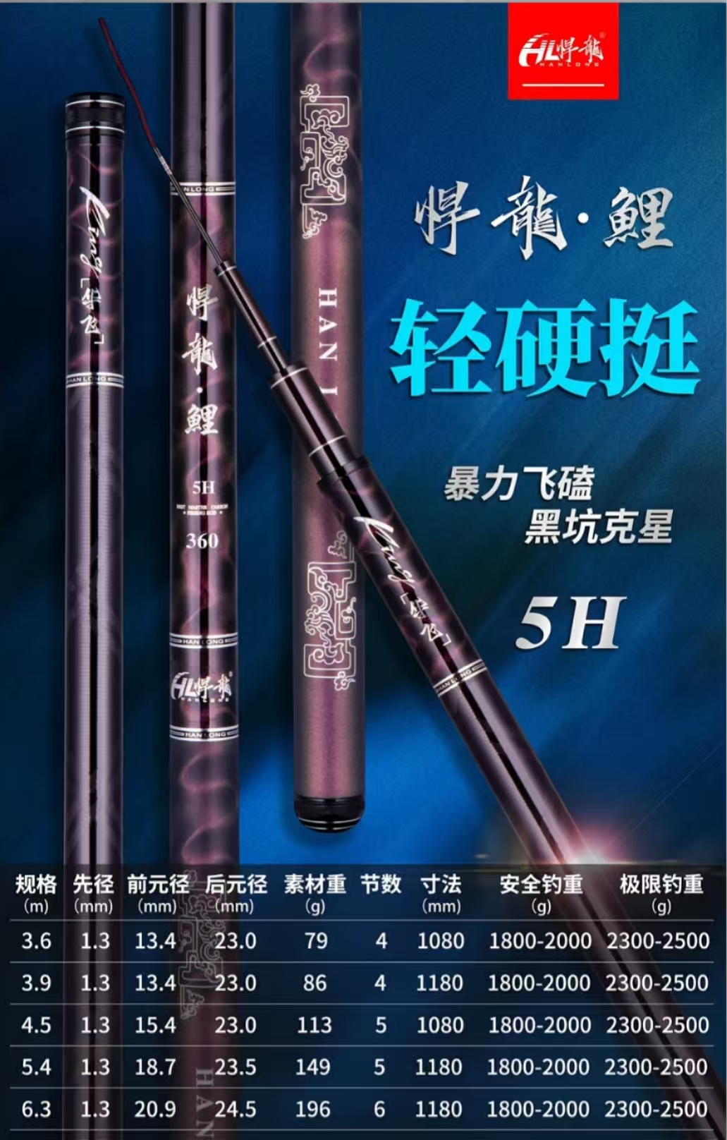 领世尚渔轩悍龙鲤黑坑轻硬挺盘老板鲤鱼飞磕飞飞鱼快速回鱼5H6H