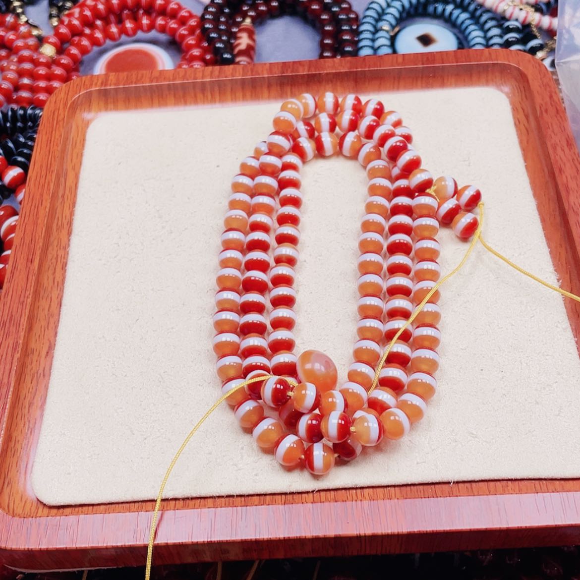 【闪购商品】合金玛瑙/玉髓珠宝半成品W****4