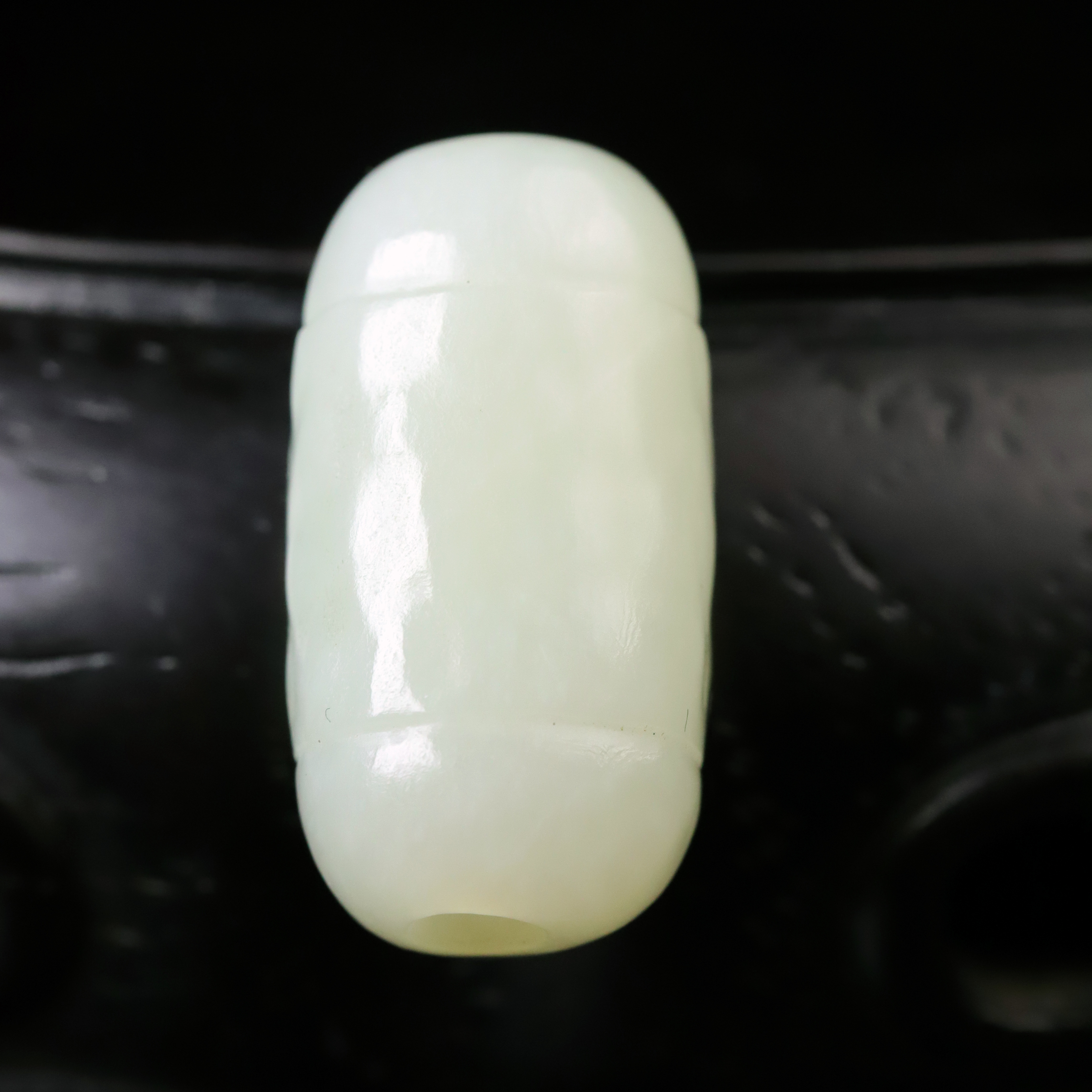 清代和田玉白玉玉珒珠-CS