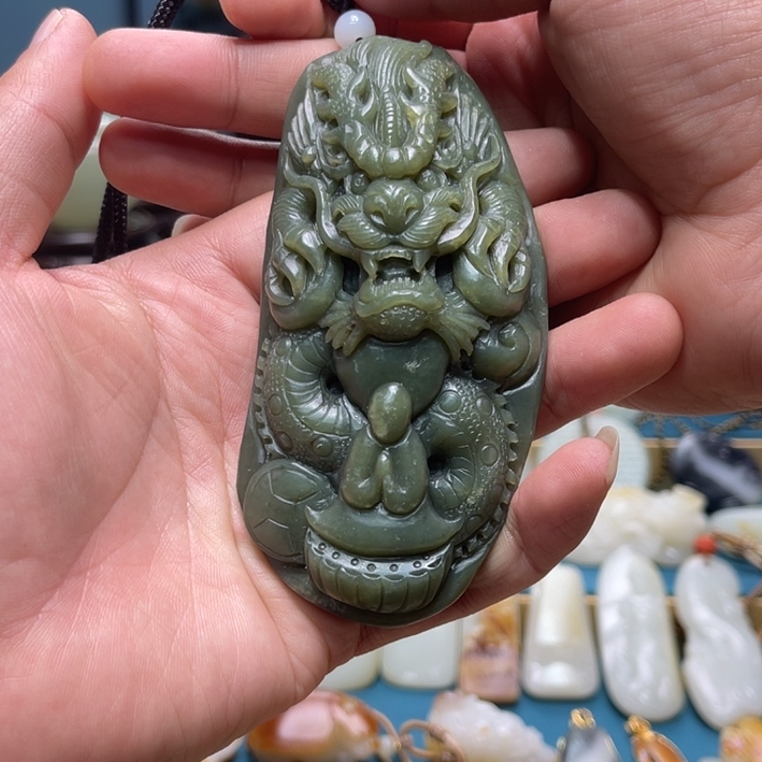 和田玉未镶嵌挂件