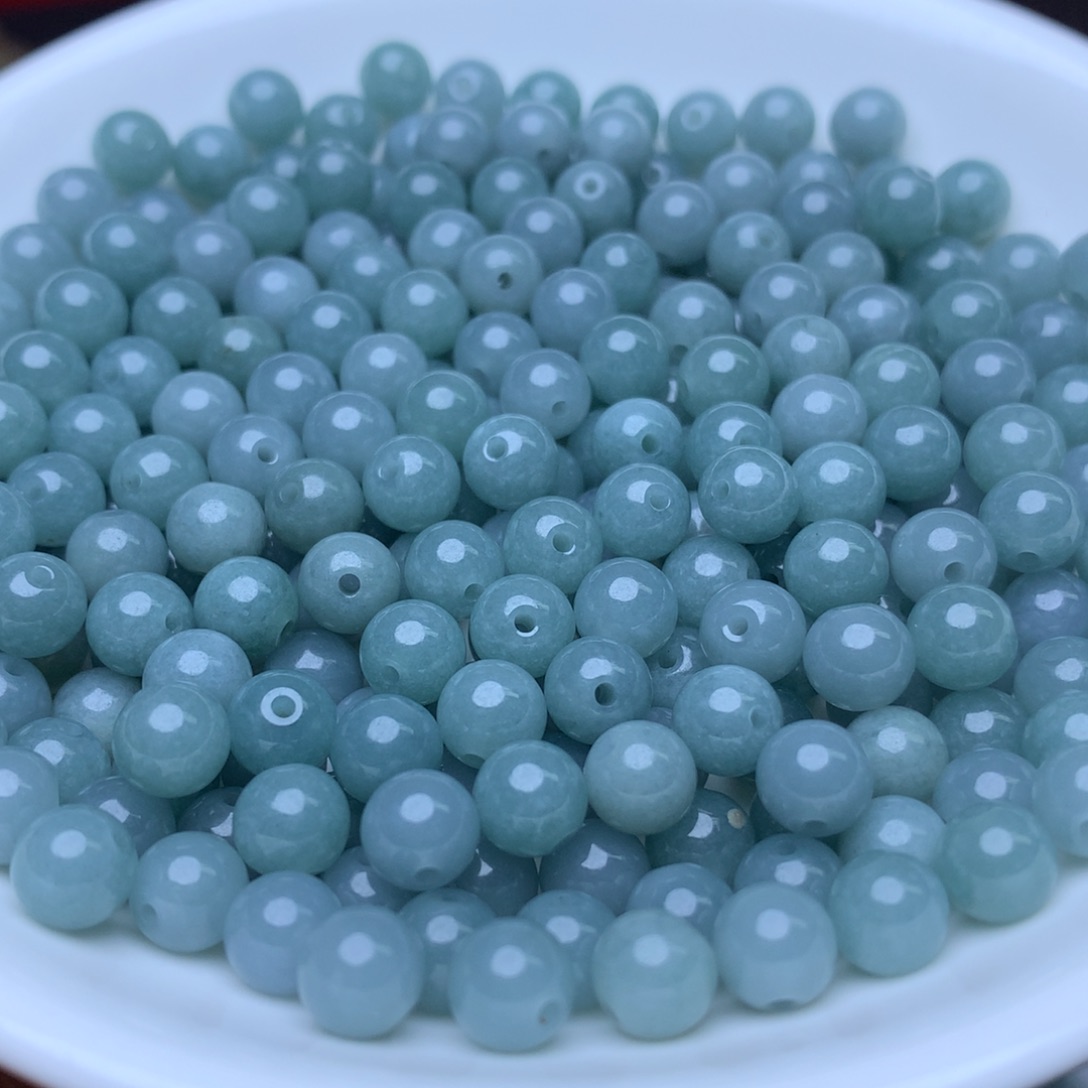 【闪购商品】翡翠手链未镶嵌卡6冰蓝水50个