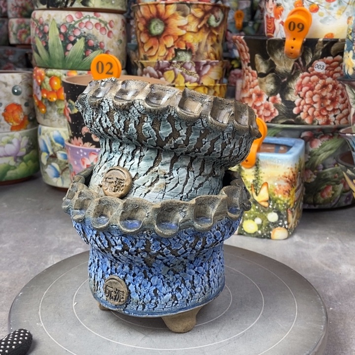 红陶景德镇艺术手绘作品