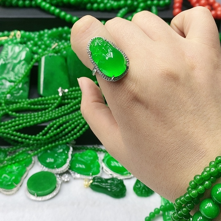 翡翠戒指未镶嵌貔貅戒指111111111111