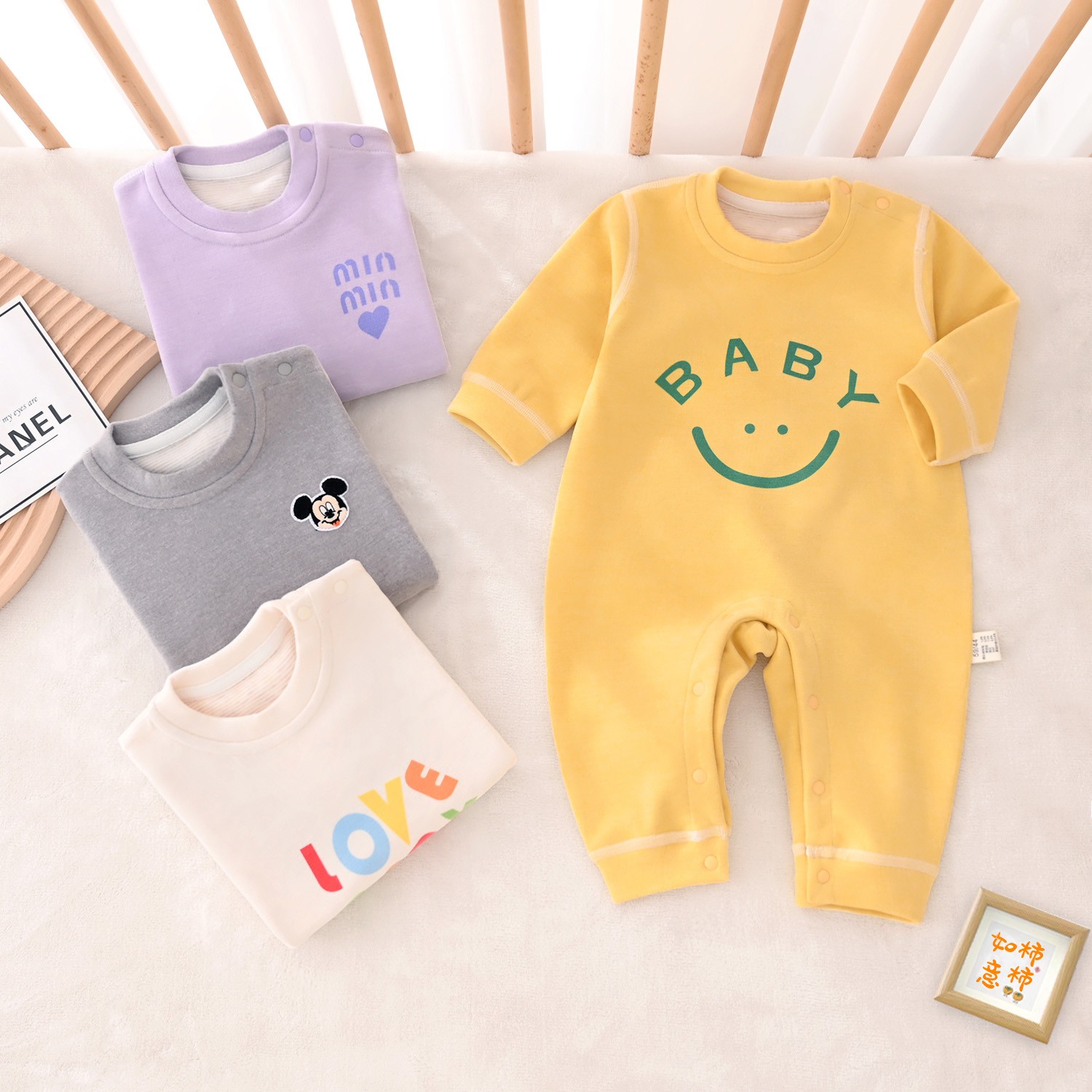 婴儿保暖内衣秋冬款爬爬贴身保暖蓄热锁温家居服石家庄宝宝新生儿