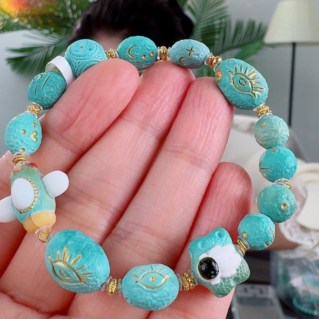 绿松石珠宝奇石未镶嵌