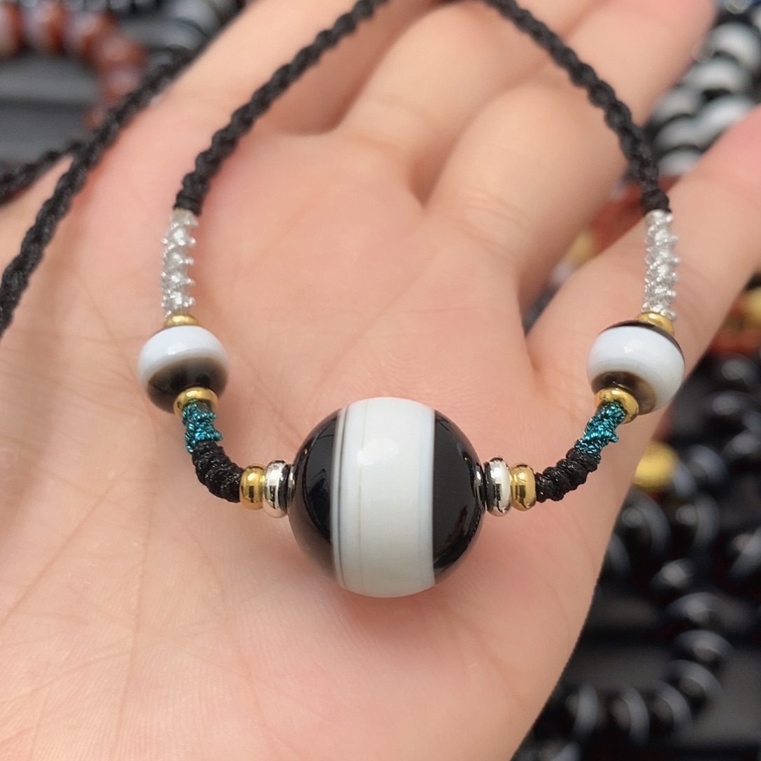 玛瑙/玉髓玛瑙锁骨未镶嵌