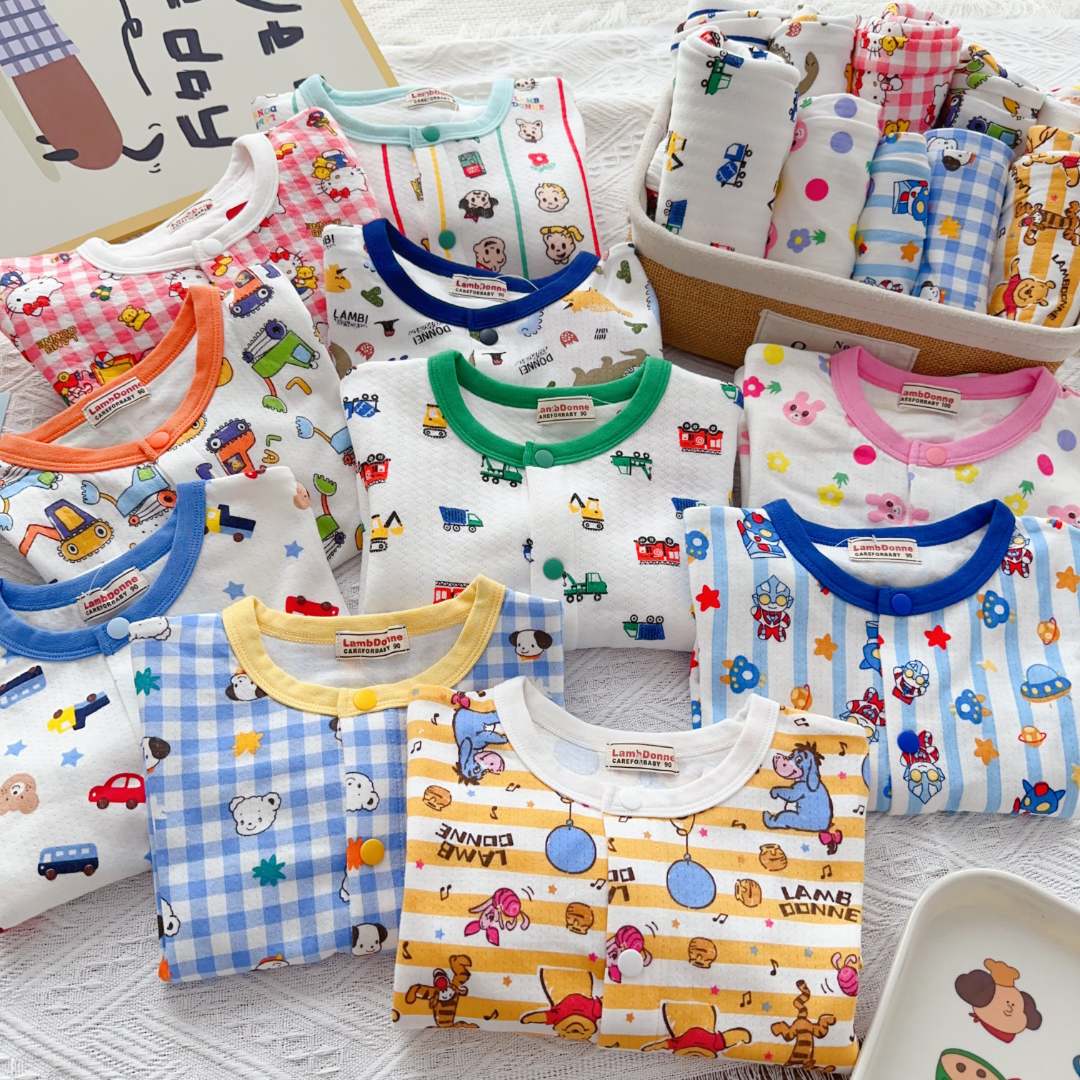 儿童纯棉秋衣男童装宝宝卡通风家居服套装长袖长裤卡通排湿吸汗